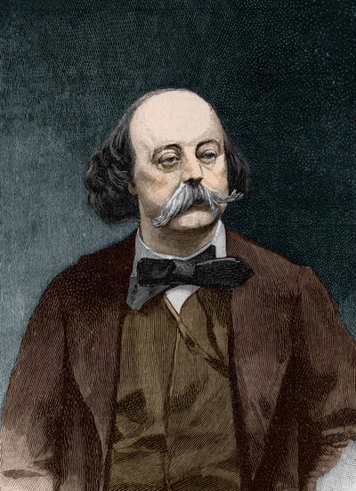 Portrait of Gustave Flaubert (1821 - 1880) av Unknown artist