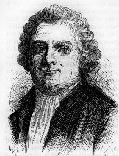 Portrett av Guy Jean Baptiste Target, fransk sorenskriver 1733-1807. av Unknown artist