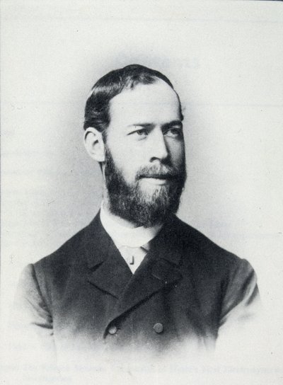 Portrett av Heinrich Hertz av Unknown artist