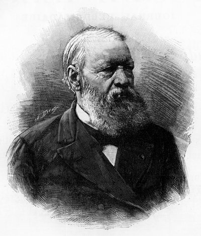Portrait of Henri Conscience (Hendrik Conscience av Unknown artist
