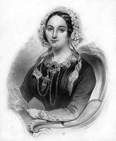 Portrett av Henriette Sontag (1806-1854), tysk sanger. av Unknown artist