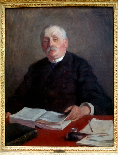 Portrett av Hippolyte BERNHEIM (1840–1919), fransk lege av Unknown artist