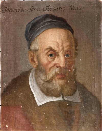Portrett av Jacopo Bassano (Jacopo dal Ponte) (ca. 1510-1592), Anonym . Olje på lerret, ca 1590. Mål : 39x31 cm. Nationalmuseum Stockholm av Unknown artist