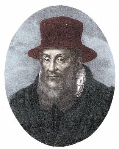 Portrait of Jacques Cujas (1520 - 1590) jurisconsulte francais av Unknown artist
