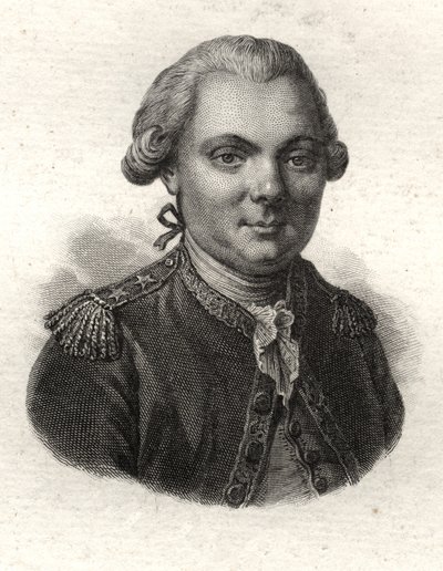 Portrett av Jean-Francois Galaup, greve av La Perouse (Jean Francois Laperouse av Unknown artist