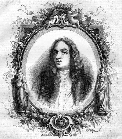 Portrett av Jean Antoine Watteau (1684-1721), fransk maler. av Unknown artist