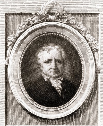 Portrett av Jean Honoré Fragonard, fransk maler (1732 - 1806). av Unknown artist
