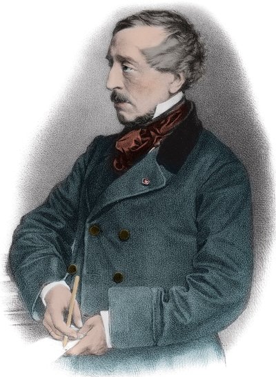 Portrett av Jean Jacques (Jean-Jacques) Ampere (1800-1864) fransk historiker - av Unknown artist