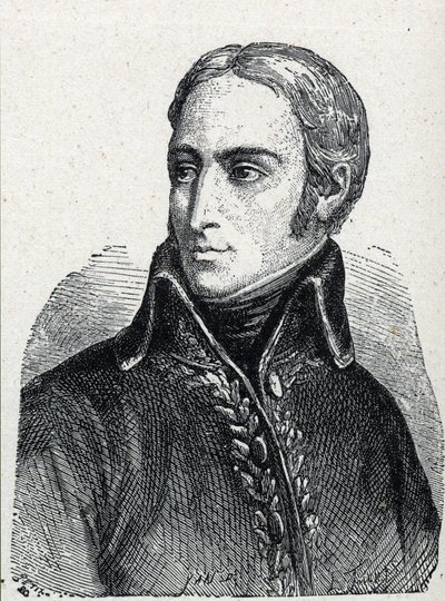 Portrait of Jean Joseph Dessolles (or Jean-Joseph Dessoles av Unknown artist