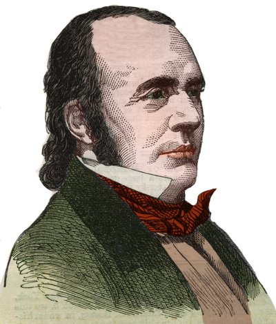 Portrett av Jean Louis Rodolphe Agassiz (1807-1873), amerikansk naturforsker. av Unknown artist