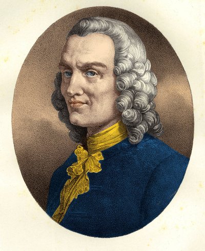 Portrett av Jean-Philippe (Jean-Philippe) Rameau (1683 - 1764) av Unknown artist