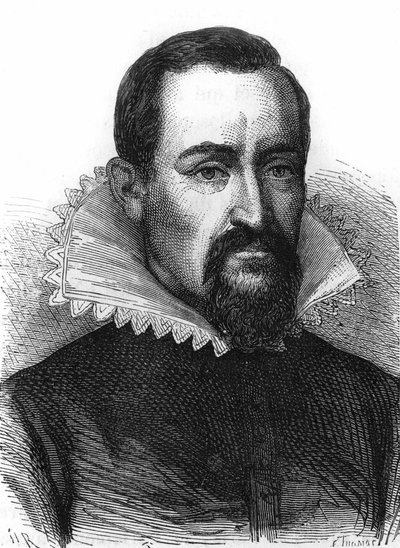 Portrait of Johannes Kepler (Keppler), Astronomer (1571 - 1630) av Unknown artist