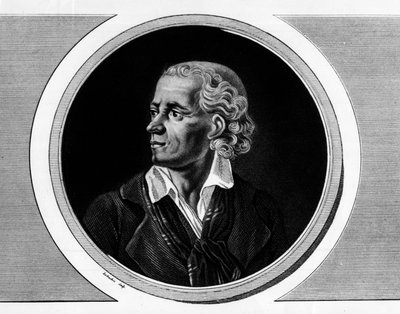 Portrett av Joseph Chalier, fransk politiker (1747-1793), aktor for kommunen i Lyon. Gravering i "" Komplett samling av historiske malerier fra den franske revolusjonen, i tre bind.""" 1804. av Unknown artist