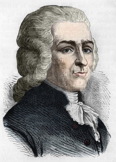 Portrett av Joseph Ignace Guillotin (1738-1814), fransk lege og politiker av Unknown artist