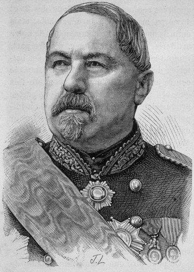 Portrett av Joseph Vinoy (1800-1880), fransk general. av Unknown artist