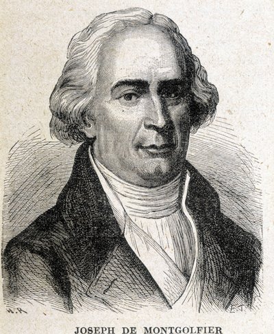 Portrett av Joseph de Montgolfier (1740 - 1810). av Unknown artist