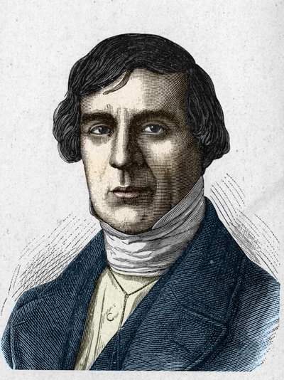 Portrait of Jules Barthélemy Saint - Hilaire Saint Hilaire (Saint Hilaire) (1805 - 1895), French scholar and politician av Unknown artist