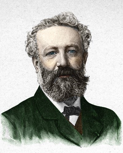 Portrait of Jules Verne, French writer (1828-1905) av Unknown artist