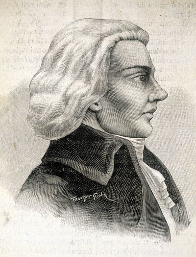 Portrett av Julien-Louis Geoffroy, kritiker (1743 - 1814) - i "" Les Contemporains", n.d. sent på 1800-tallet. av Unknown artist