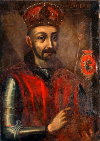 Portrett av kong Wladyslaw II Jagiello av Unknown artist