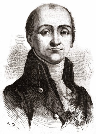 Portrett av Lacépède - i ""History of France"" av Henri Martin, sd. 1800-tallet. av Unknown artist