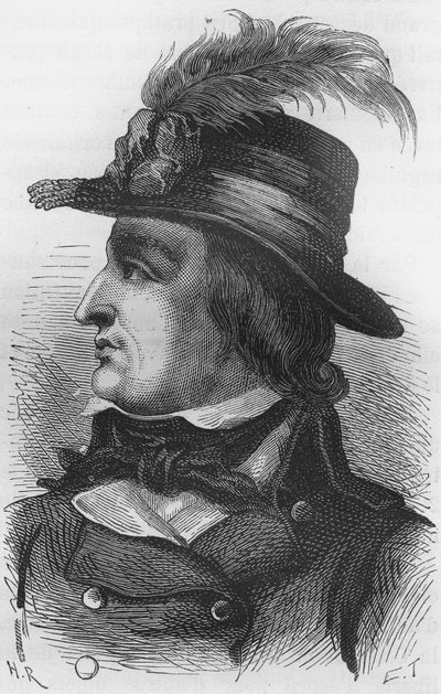 Portrett av Lazare Nicolas Marguerite Carnot (1753-1823), fransk politiker. av Unknown artist