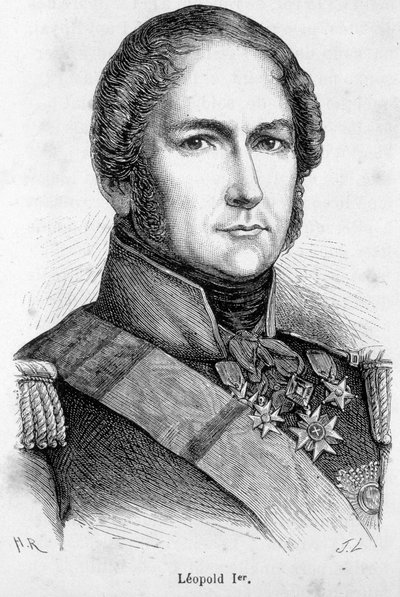 Portrett av Leopold I av Sachsen Cobourg Gotha (Sachsen-Coburg-Gotha av Unknown artist