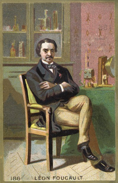 Portrett av Léon Foucault (1819-1868), fransk fysiker. av Unknown artist