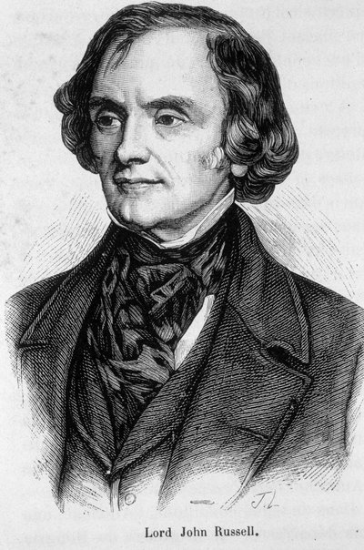 Portrett av Lord John Russell av Unknown artist