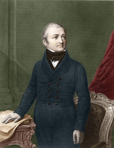 Portrett av Louis Adolphe Thiers (1797 - 1877) ung. av Unknown artist