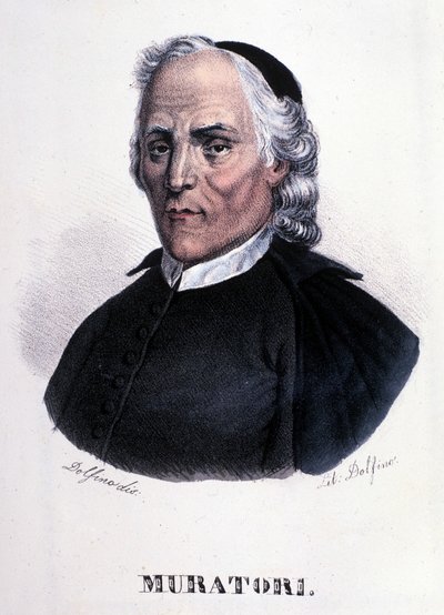 Portrett av Louis Antoine Muratori av Unknown artist