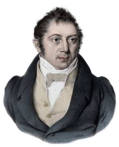 Portrait of Louis Ludwig Spohr (1784 - 1859) German composer, violinist and conductor. av Unknown artist