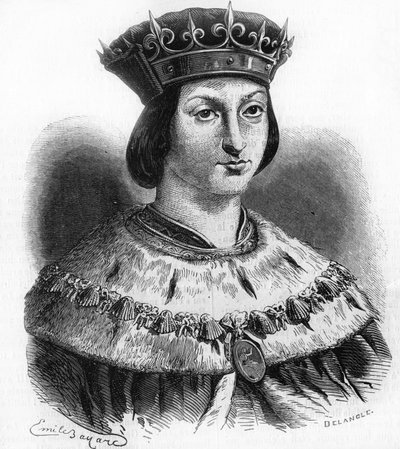 Portrait of Louis XII (1462-1515), King of France. av Unknown artist