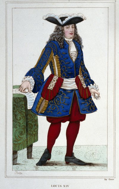 Portrett av Ludvig XIV (1638 - 1715), konge av Frankrike. av Unknown artist