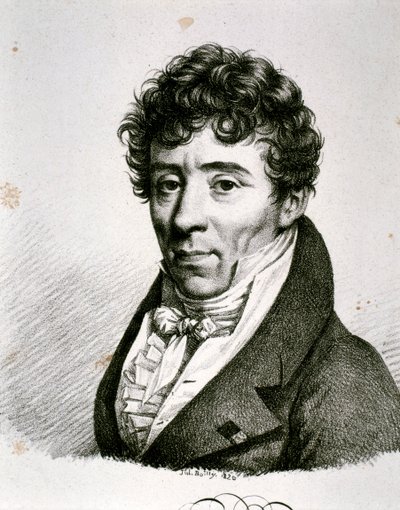 Portrett av Luigi Cherubini (radering) av Unknown Artist