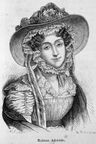 Portrett av Madame Adelaide av Unknown artist