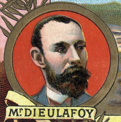 Portrett av Marcel Auguste Dieulafoy av Unknown artist