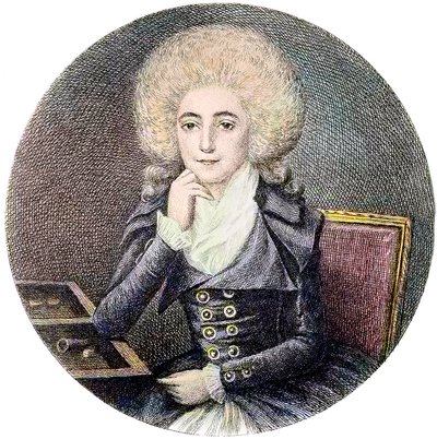 Portrett av Marie Adrienne Francoise de Noailles, Marquise de La Fayette av Unknown artist