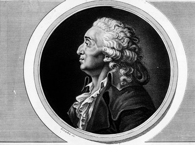 Portrett av Marie Jean Antoine Nicolas de Caritat, Marquis de Condorcet (1743-1793), stedfortreder ved nasjonalkonvensjonen og filosof. Gravering i "" Komplett samling av historiske malerier fra den franske revolusjonen, i tre bind.""" 1804. av Unknown artist