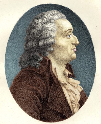Portrait of Marie Jean Antoine Nicolas de Caritat, Marquis de Condorcet (1743 - 1794) av Unknown artist