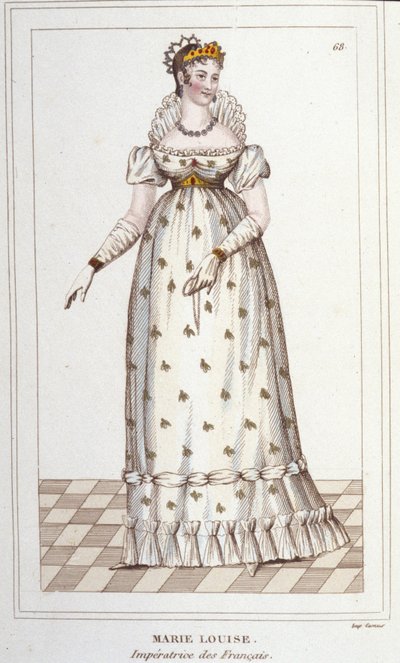 Portrett av Marie Louise fra Habsburg Lorraine. Keiserinne av franskmennene (Wien av Unknown artist
