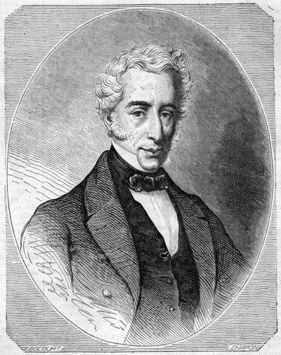 Portrait of Martinez de la Rosa, Francisco (1787-1862), Spanish politician and writer. av Unknown artist