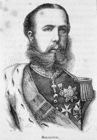 Portrett av Maximilian I av Mexico eller Ferdinand Maximilian Joseph, keiserprins og erkehertug av Østerrike, kongelig prins av Ungarn og Böhme (1832-1867) av Unknown artist