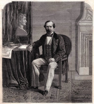 Portrait of Napoleon III (1808 - 1873) av Unknown artist