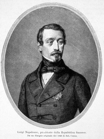 Portrett av Napoleon III av Unknown artist