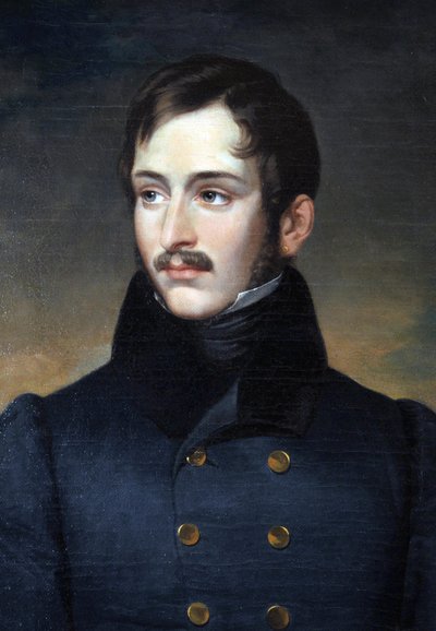 Portrett av Napoleon, ca. 1830 (maleri) av Unknown Artist