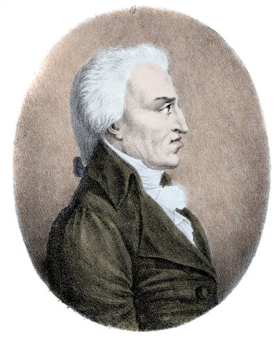 Portrett av Nicolo Zingarelli (1752-1837) italiensk komponist. av Unknown artist