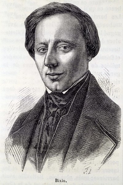 Portrett av Nino Bixio (1821-1873), italiensk militær og politiker. av Unknown artist