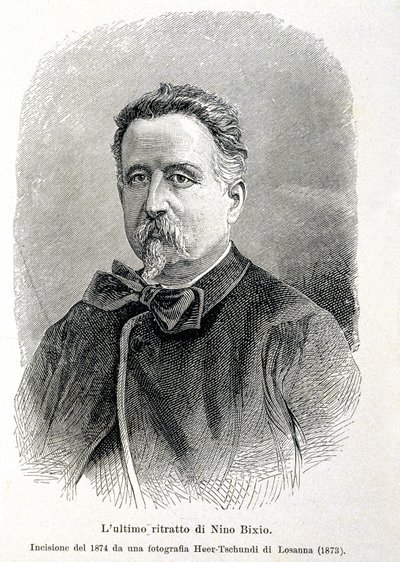 Portrett av Nino Bixio (1821-1873), italiensk politiker av Unknown artist