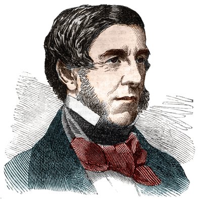 Portrett av Oliver Wendell Holmes (1809-1894), amerikansk forfatter, lege, essayist og poet. av Unknown artist